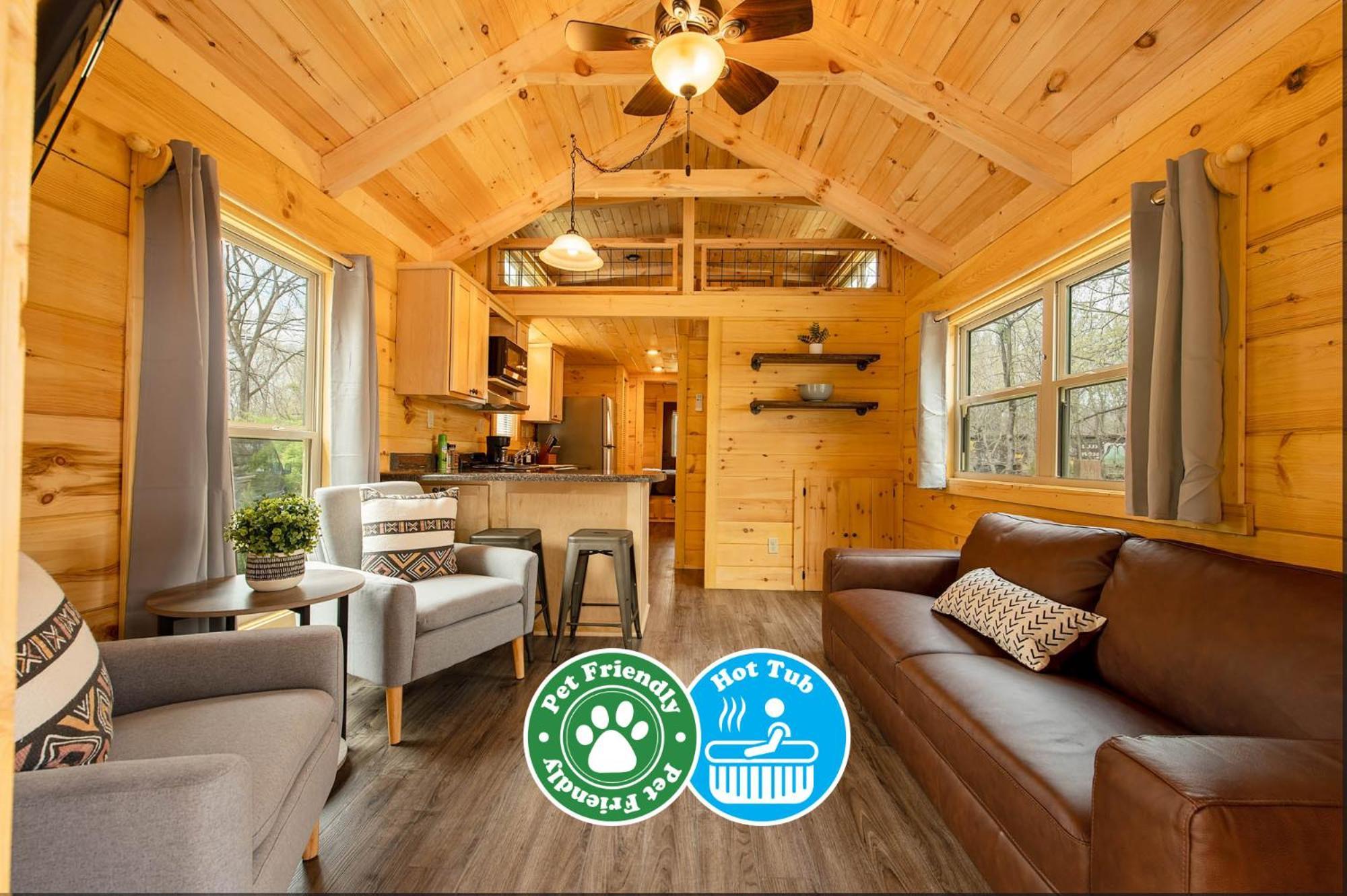 Meg Cabin Tiny Rustic Comfort On Lookout Mtn Чаттануґа Екстер'єр фото